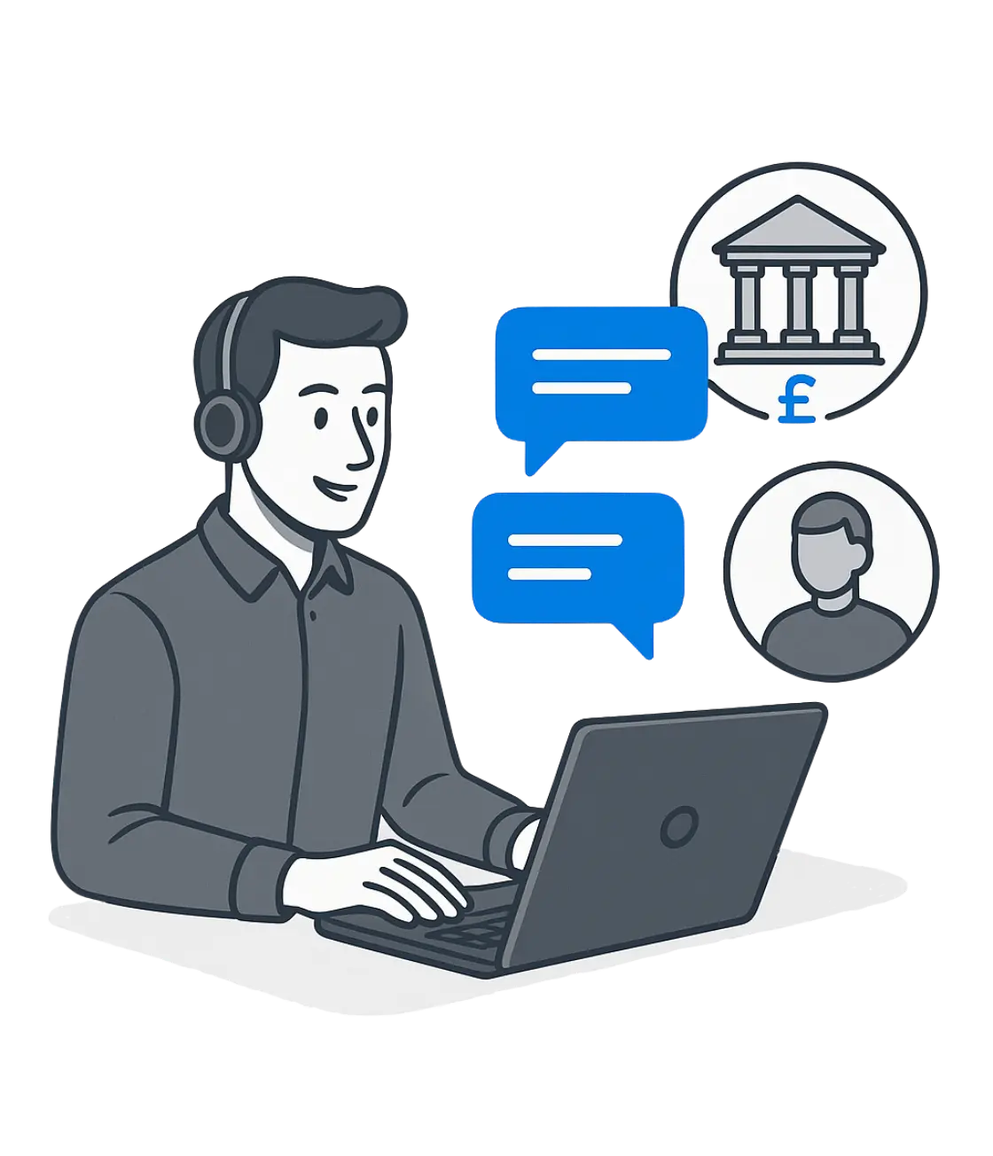 Step 2 of Black Horse claim process - Expert team handling claim submission
